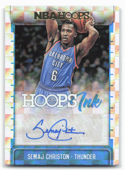 2017-18 Hoops #HI-SCN Semaj Christon Hoops Ink