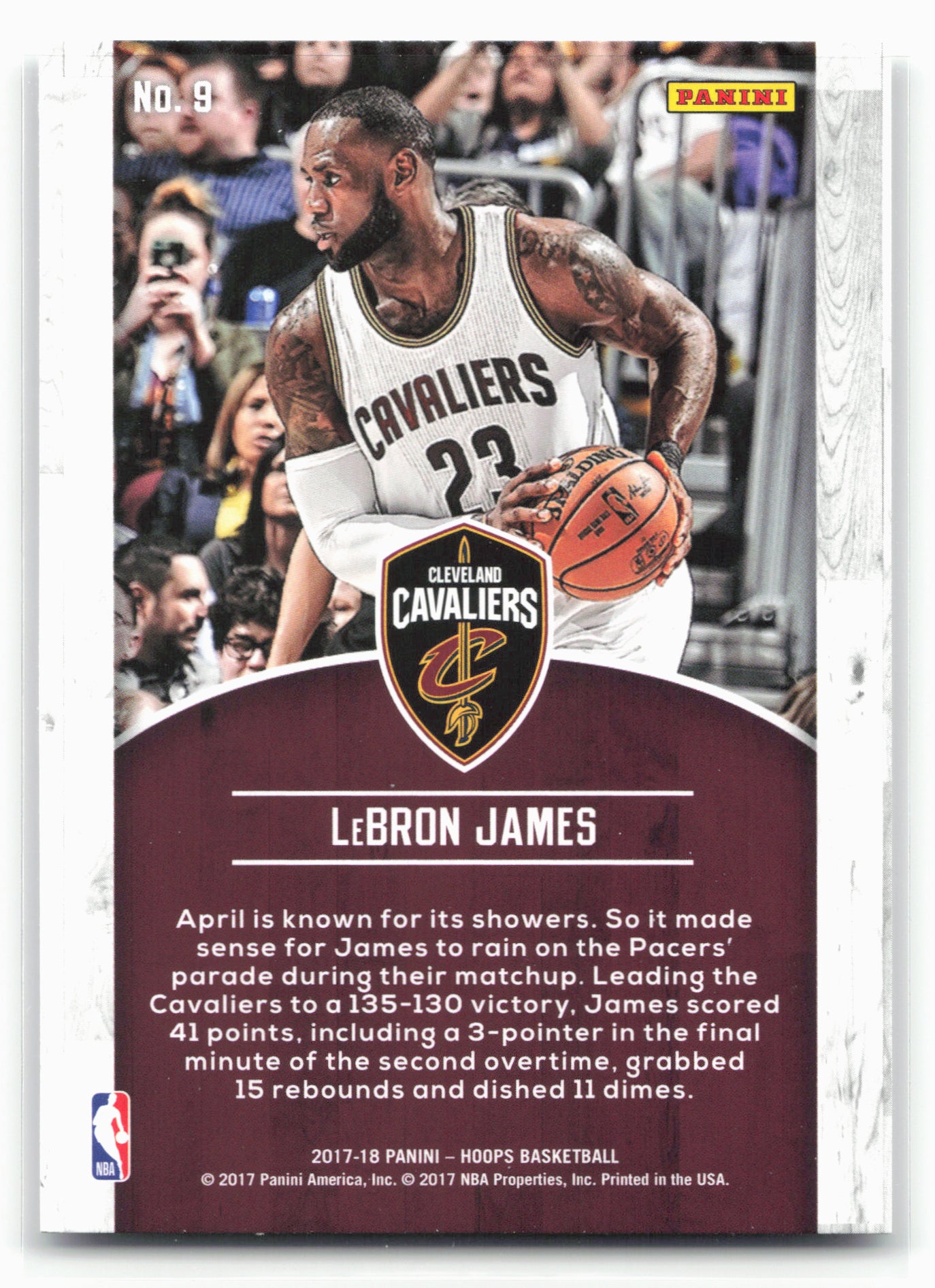 2017-18 Hoops #9 LeBron James Highlights