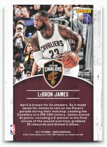 2017-18 Hoops #9 LeBron James Highlights