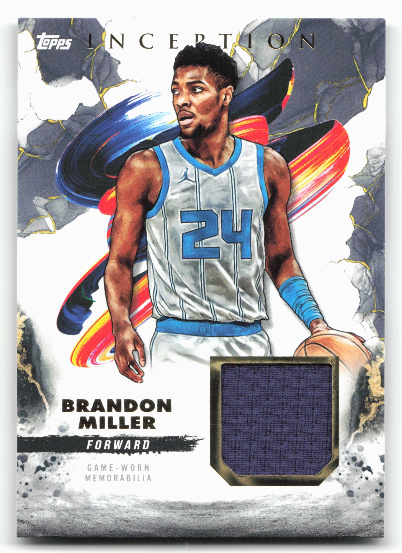 2024-25 Topps Inception #REC-BM Brandon Miller Relic Card