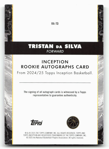 2024-25 Topps Inception #RA-TD Tristan da Silva Pink /99