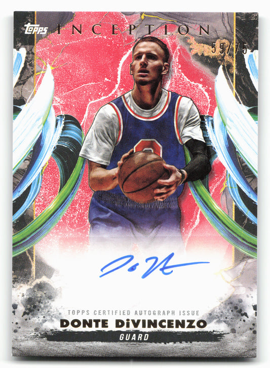 2024-25 Topps Inception Donte Divincenzo #AC-DD Auto Card