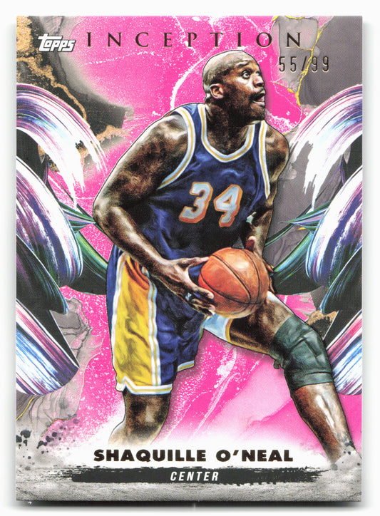 2024-25 Topps Inception #89 Shaquille O'Neal Pink /99