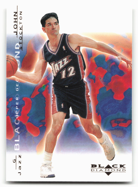 2000-01 Upper Deck Black Diamond #83 John Stockton