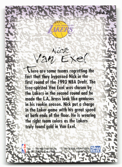 1994-95 Hoops #442 Nick Van Exel