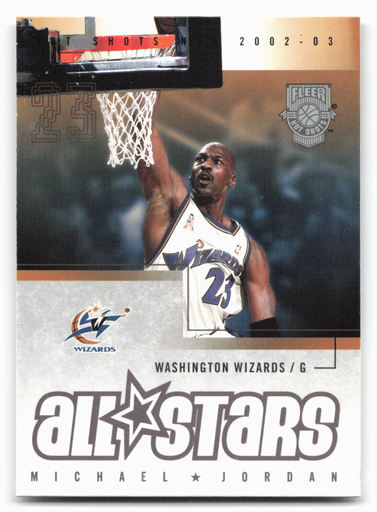 2002-03 Fleer Hot Shots #155 Michael Jordan