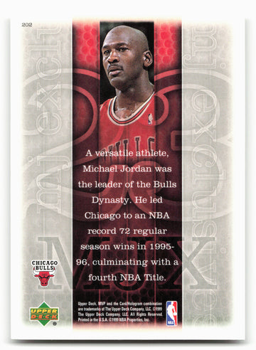 1999-00 Upper Deck MVP #202 Michael Jordan