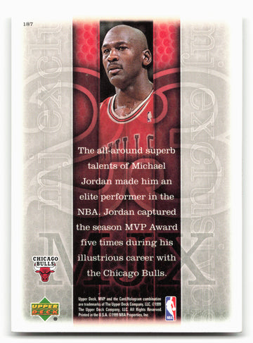 1999-00 Upper Deck MVP #187 Michael Jordan