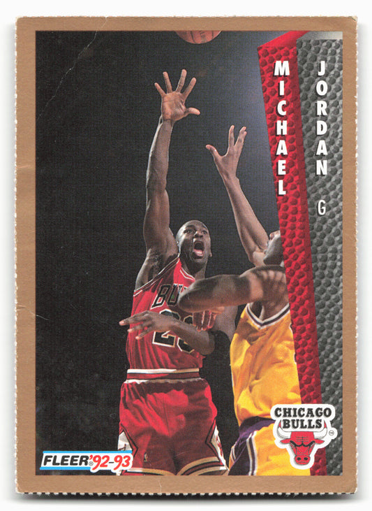 1992-93 Fleer #32 Michael Jordan Promo Sheet Singles