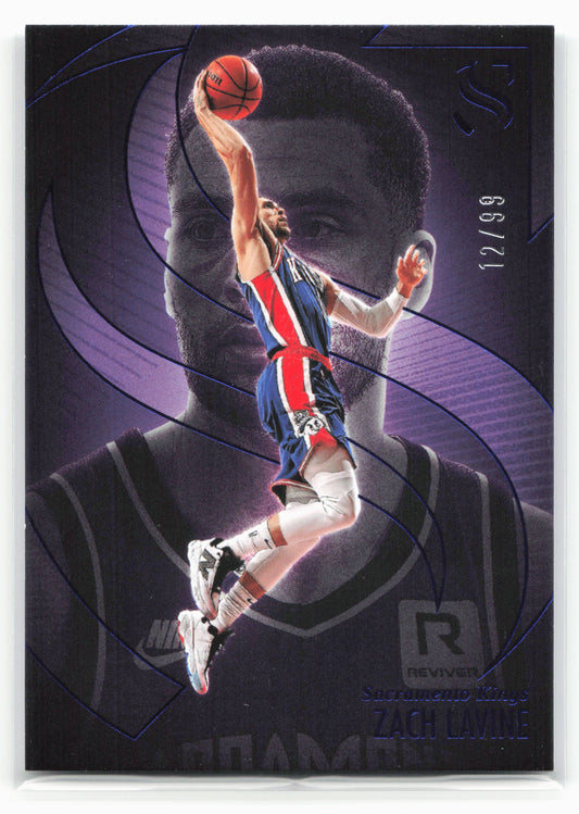 2024-25 Panini Silhouette Zach Lavine #30 Blue 12/99