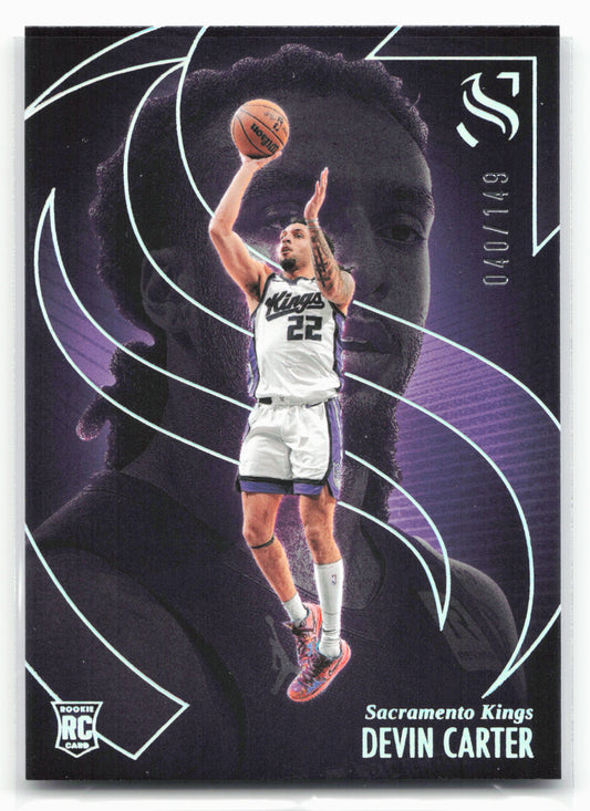 2024-25 Panini Silhouette Devin Carter #87 Silver 040/149
