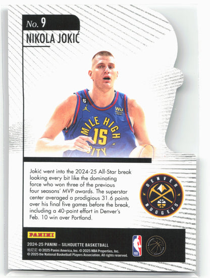 2024-25 Panini Silhouette Nikola Jokic #9 Hand Crafted 40/49