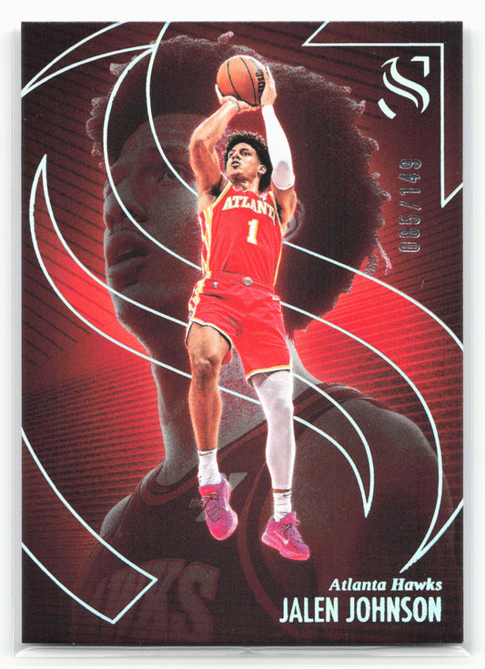 2024-25 Panini Silhouette Jalen Johnson #56 Silver /149
