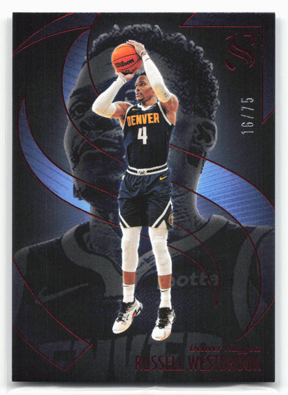 2024-25 Panini Silhouette Russell Westbrook #32 Red /75