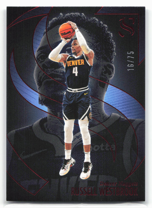2024-25 Panini Silhouette Russell Westbrook #32 Red /75