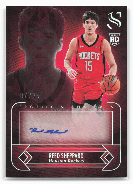 2024-25 Panini Silhouette Reed Sheppard #PS-REE Cracked Ice /25