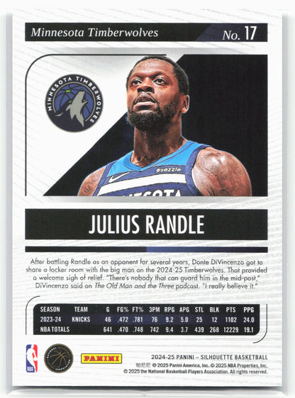 2024-25 Panini Silhouette Julius Randle #17