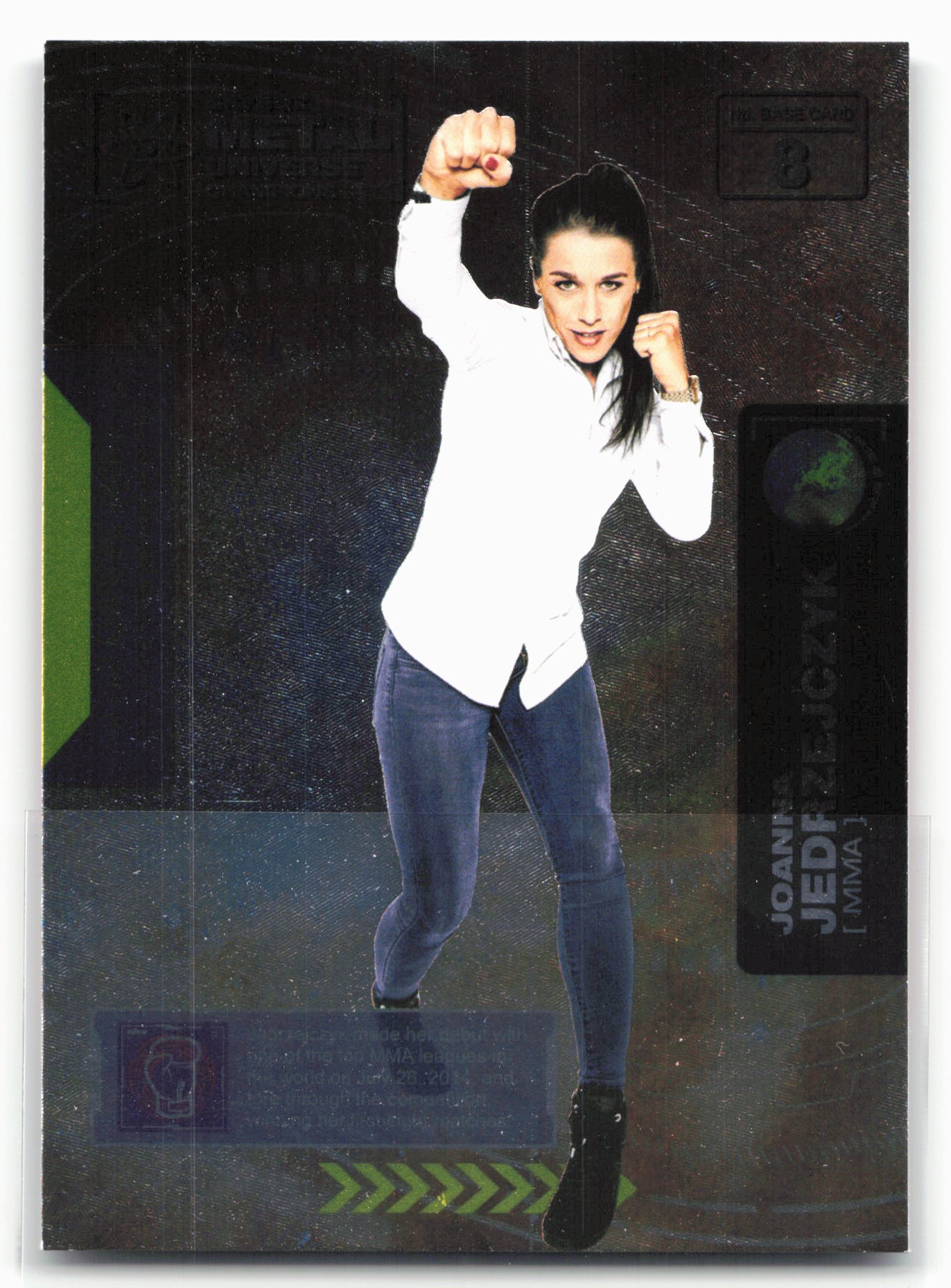 2021 SkyBox Metal Universe Champions #8 Joanna Jedrzejczyk