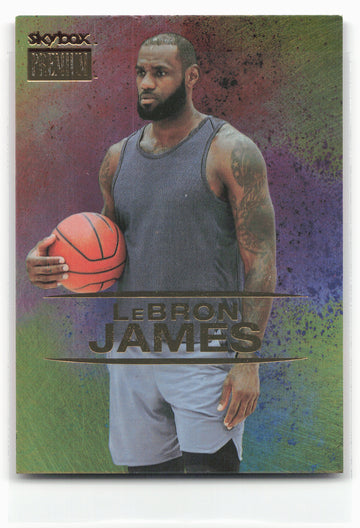 
2021 SkyBox Metal Universe Champions #S-50 LeBron James Skybox Premium Gold
