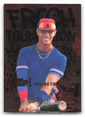 
2021 SkyBox Metal Universe #FF29 Carlos Colmenarez Fresh Foundation Copper