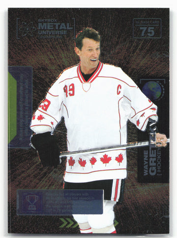 
2021 SkyBox Metal Universe Champions #75 Wayne Gretzky