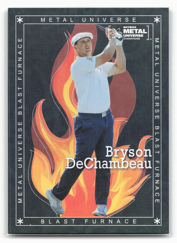 
2021 SkyBox Metal Universe Champions #BF-23 Bryson DeChambeau Blast Furnace