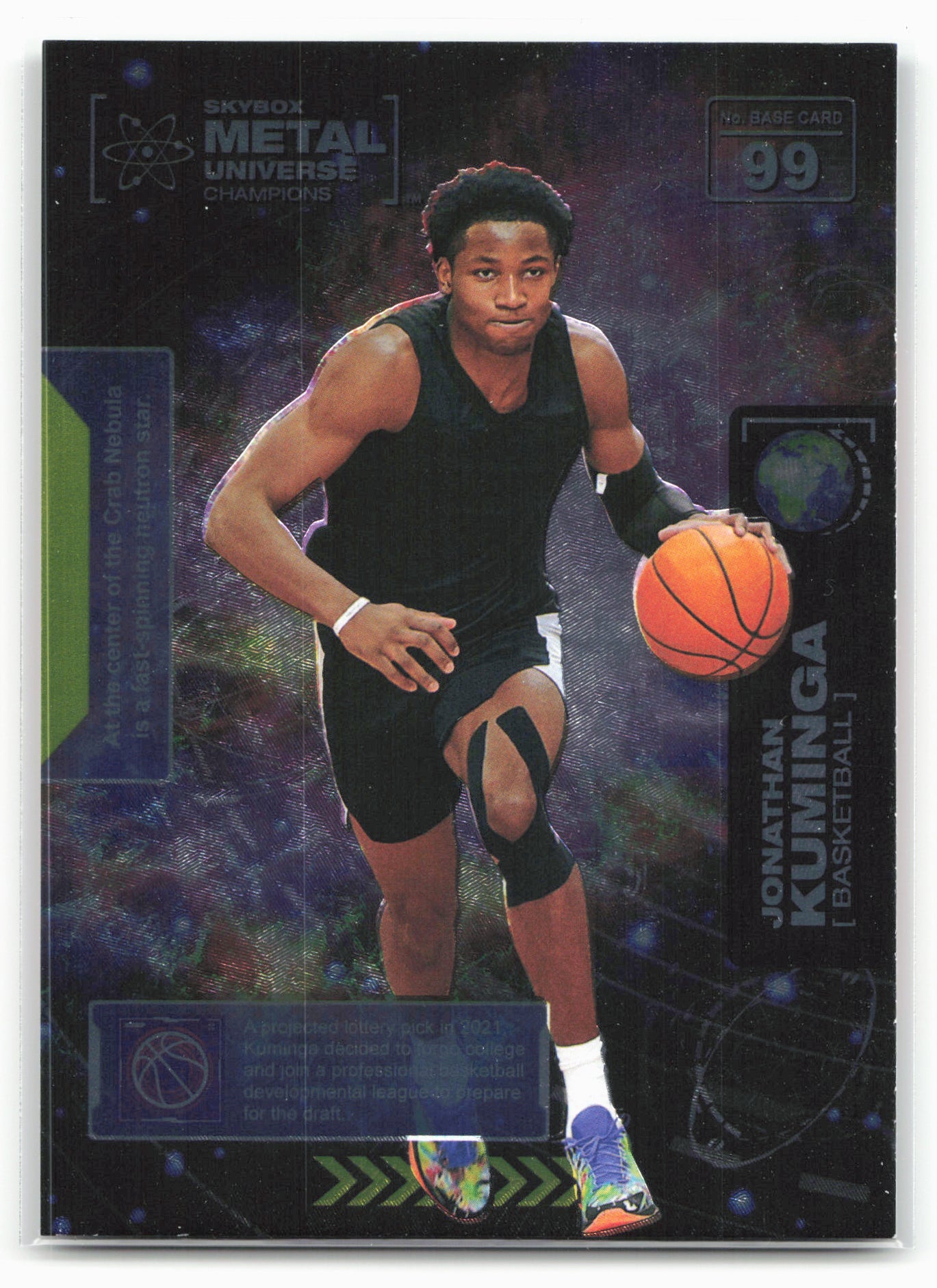 2021 SkyBox Metal Universe Champions #99 Jonathan Kuminga