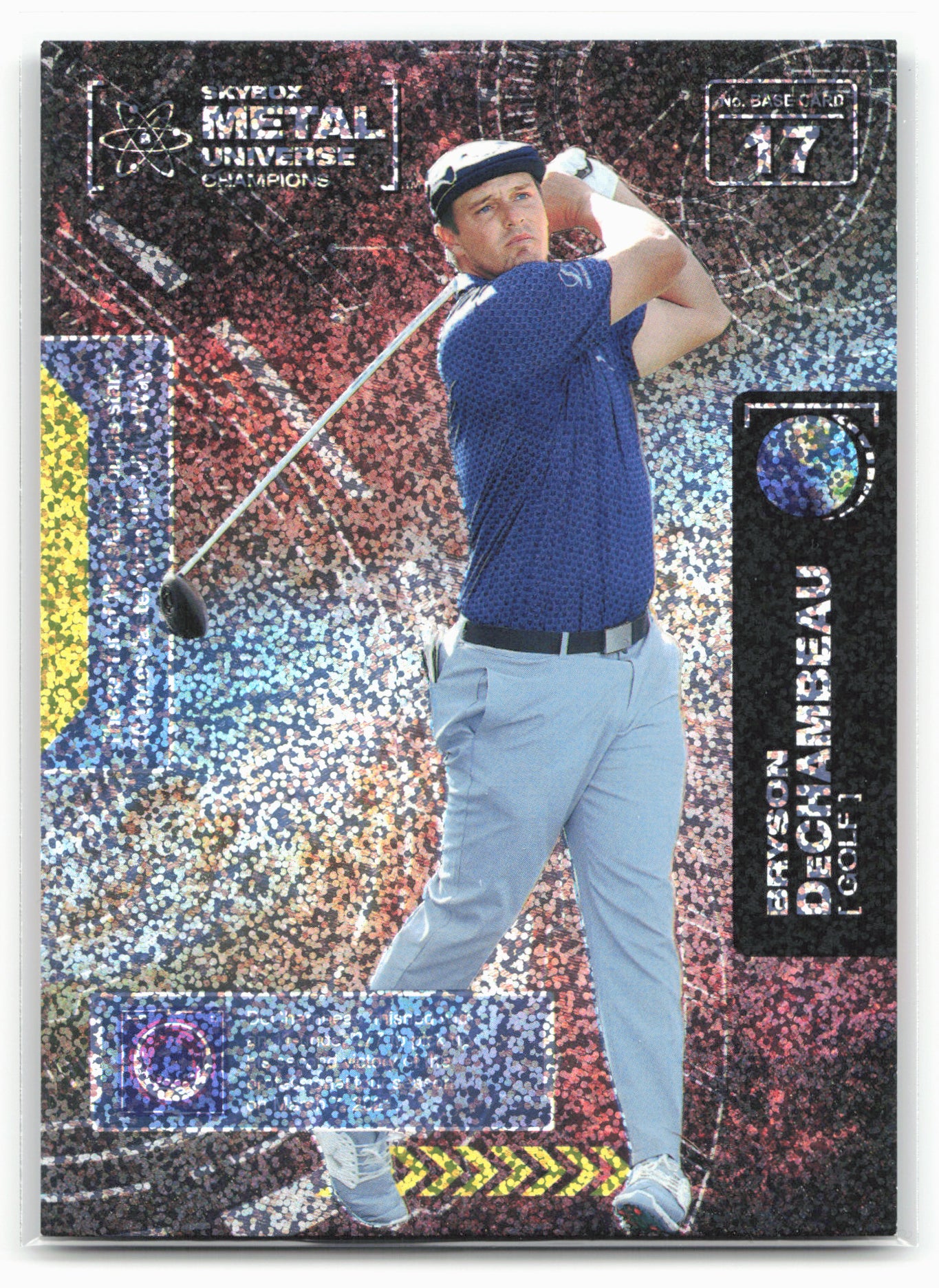 2021 SkyBox Metal Universe Champions #17 Bryson DeChambeau Silver Dots