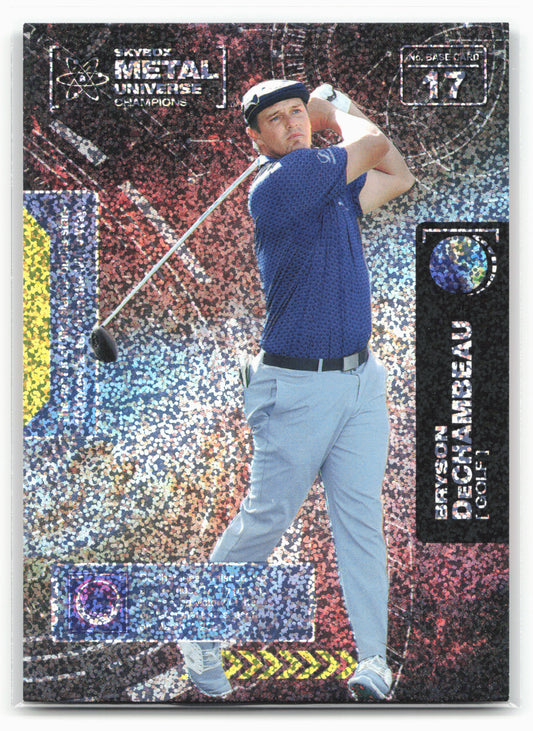 2021 SkyBox Metal Universe Champions #17 Bryson DeChambeau Silver Dots