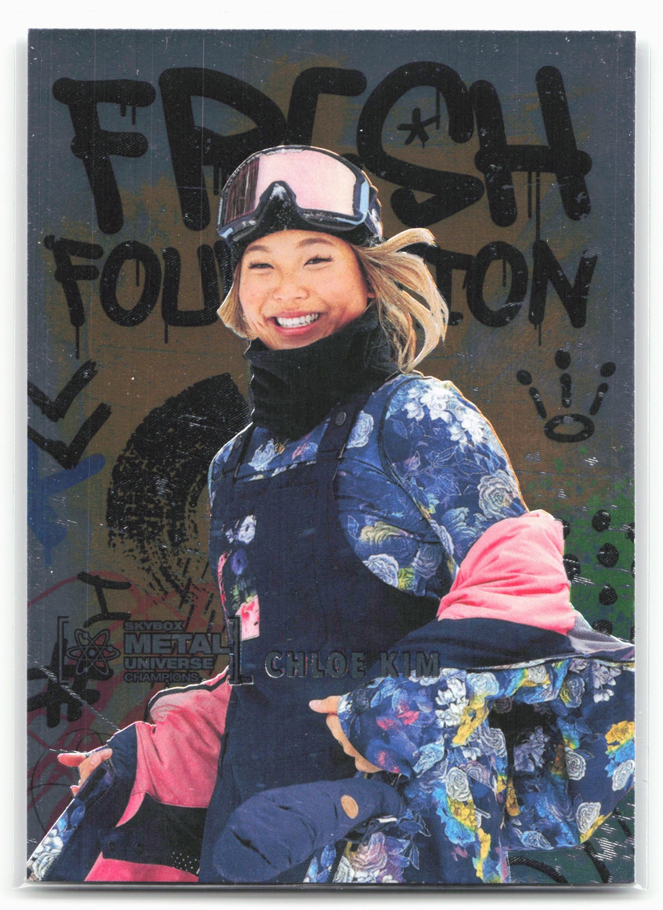 2021 SkyBox Metal Universe Champions #FF17 Chloe Kim Fresh Foundation