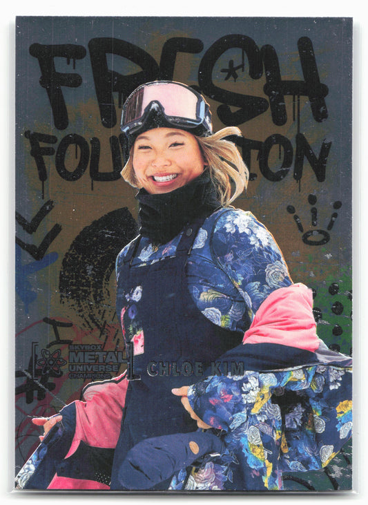 2021 SkyBox Metal Universe Champions #FF17 Chloe Kim Fresh Foundation