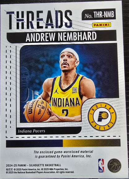 2024-25 Panini Silhouette Andrew Nembhard #THR-NMB Threads