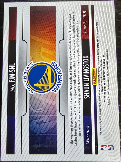 2024-25 Panini Silhouette Shaun Livingston #FJM-SNL Finals