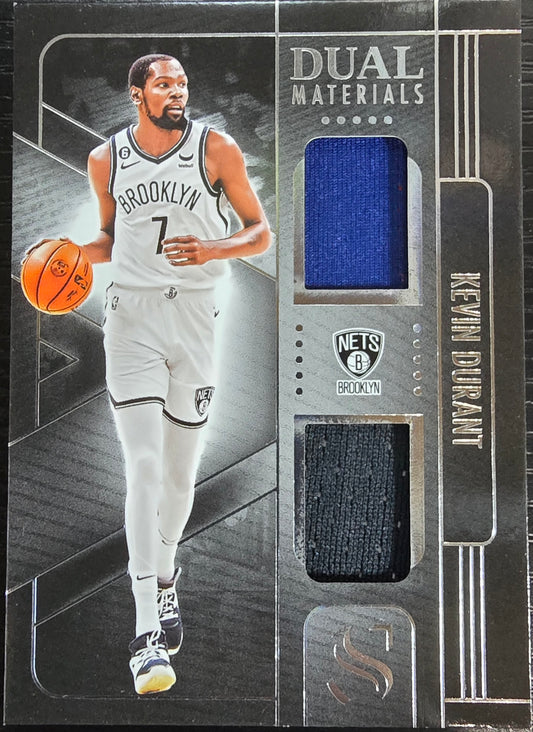 2024-25 Panini Silhouette Kevin Durant #DMA-DUR Dual Materials