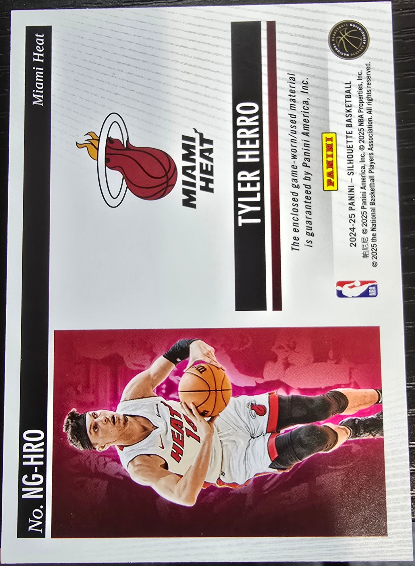2024-25 Panini Silhouette Tyler Herro #NG-HRO Gear