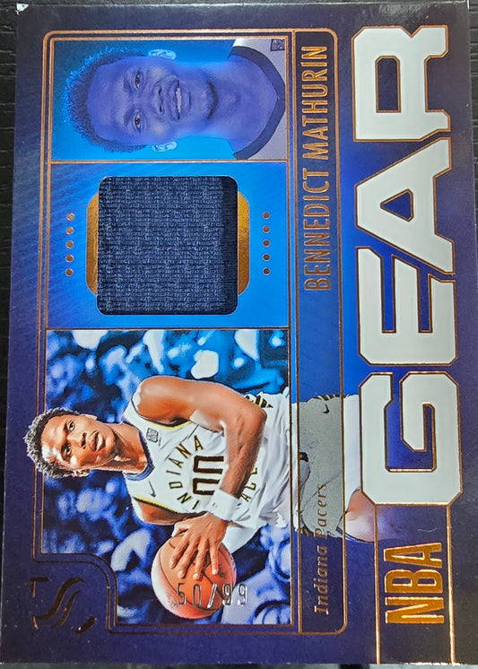 2024-25 Panini Silhouette Bennedict Mathurin #NG-BMI Bronze /99