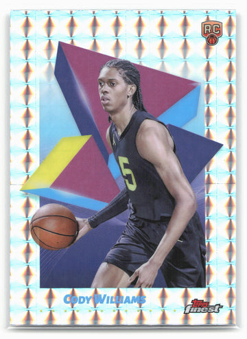 2024-25 Finest #96 Cody Williams Geometric