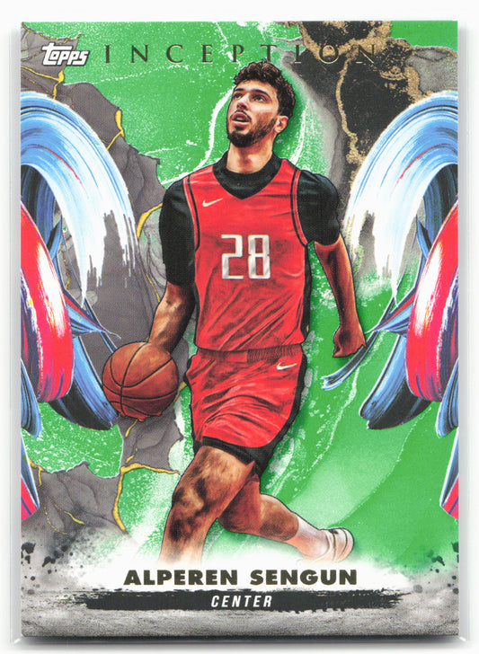 2024-25 Topps Inception #73 Alperen Sengun Green