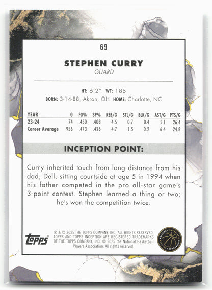 2024-25 Topps Inception #69 Stephen Curry