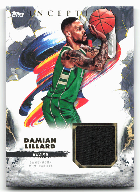 2024-25 Topps Inception Damian Lillard #REC-DL Relic Card