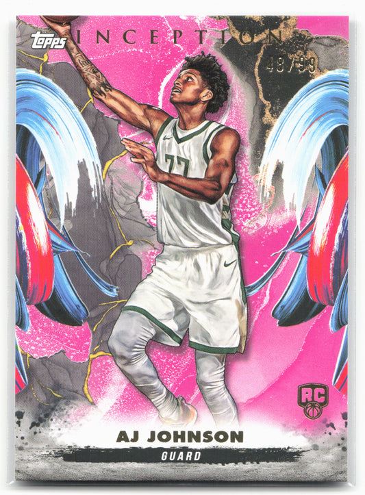 2024-25 Topps Inception #16 AJ Johnson Pink