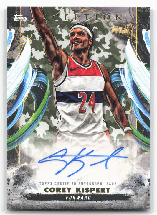 2024-25 Topps Inception Corey Kispert #AC-CK Camo /10