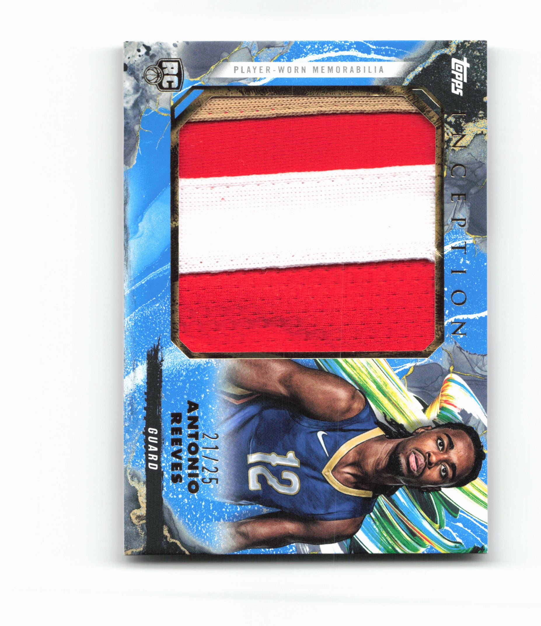 2024-25 Topps Inception #RJR-AR Antonio Reeves Jumbo Card Blue /25
