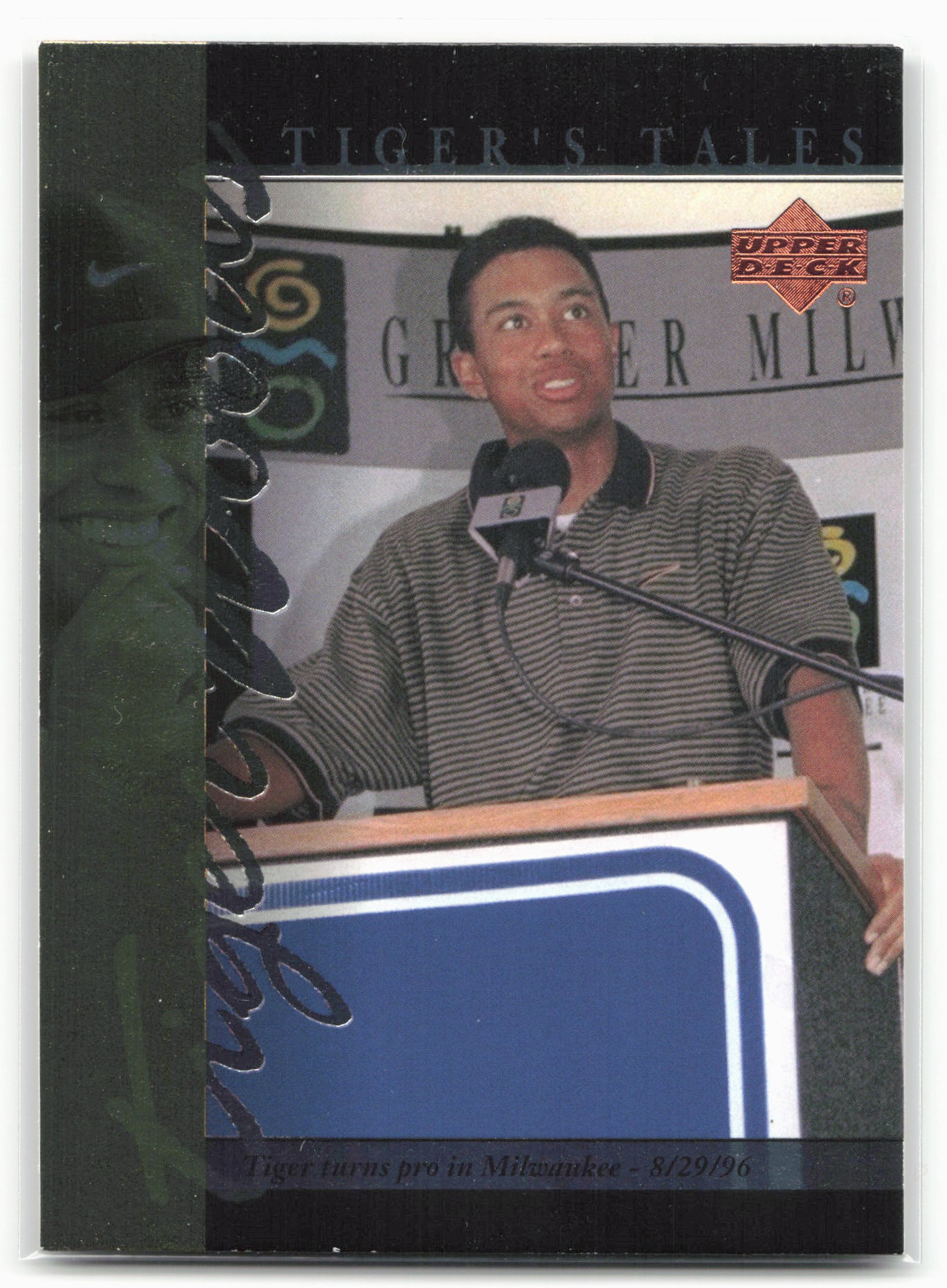 2001 Upper Deck #TT12 Tiger Woods Tiger's Tales