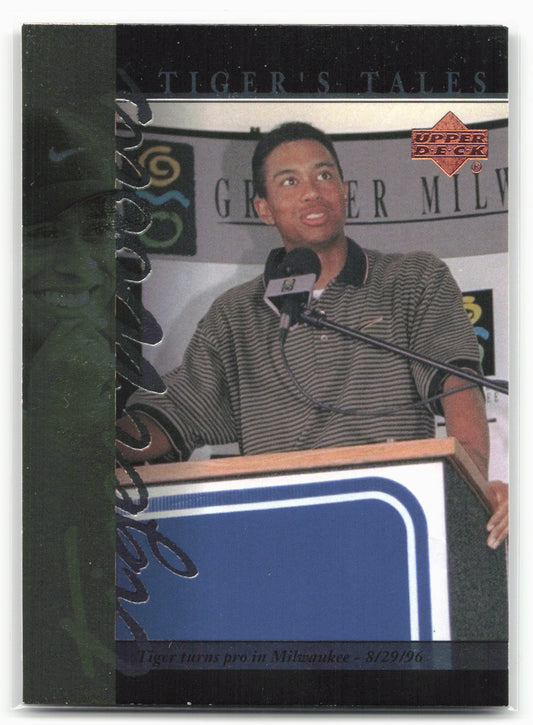 2001 Upper Deck #TT12 Tiger Woods Tiger's Tales
