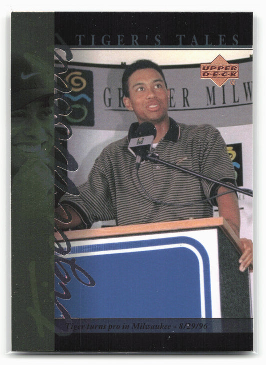 2001 Upper Deck #TT12 Tiger Woods Tiger's Tales 21170