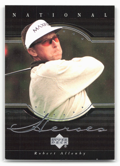 2001 Upper Deck #NH4 Robert Allenby National Heroes