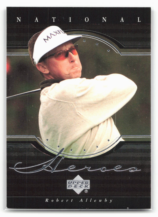 2001 Upper Deck #NH4 Robert Allenby National Heroes