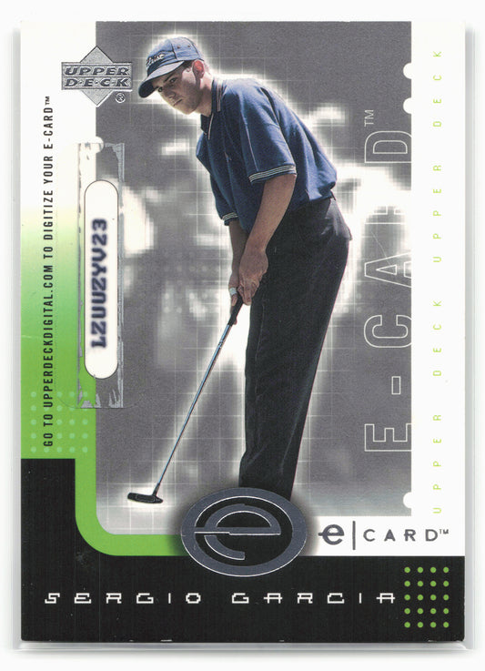 2001 Upper Deck #E-SG Sergio Garcia e-Card