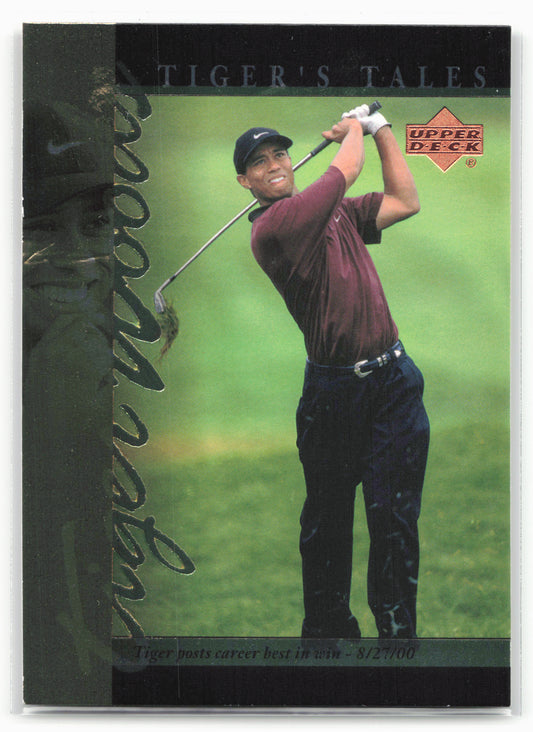 2001 Upper Deck #TT28 Tiger Woods Tiger's Tales